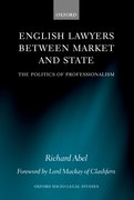 Cover for English Lawyers between Market and State