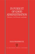 Cover for In Pursuit of Good Administration