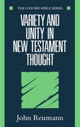 Cover for Variety and Unity in New Testament Thought
