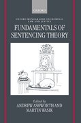Cover for Fundamentals of Sentencing Theory