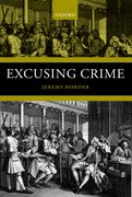 Cover for Excusing Crime
