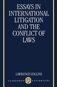 Cover for Essays in International Litigation and the Conflict of Laws