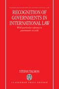 Cover for Recognition of Governments in International Law