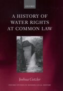 Cover for A History of Water Rights at Common Law