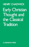 Cover for Early Christian Thought and the Classical Tradition