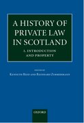 Cover for A History of Private Law in Scotland