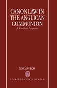 Cover for Canon Law in the Anglican Communion
