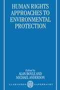 Cover for Human Rights Approaches to Environmental Protection