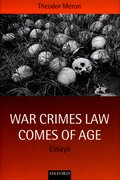 Cover for War Crimes Law Comes of Age