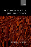 Cover for Oxford Essays in Jurisprudence