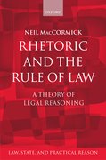 Cover for Rhetoric and The Rule of Law