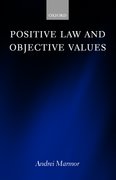 Cover for Positive Law and Objective Values