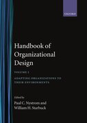 Cover for Handbook of Organizational Design