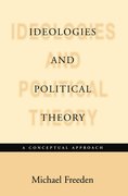 Cover for Ideologies and Political Theories