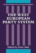 Cover for The West European Party System