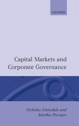 Cover for Capital Markets and Corporate Governance