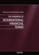 Cover for Handbook of International Financial Terms