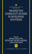 Cover for Prospective Community Studies in Developing Countries