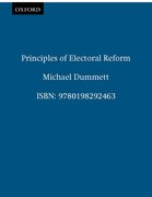 Cover for Principles of Electoral Reform