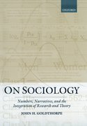 Cover for On Sociology