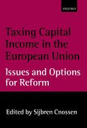 Cover for Taxing Capital Income in the European Union