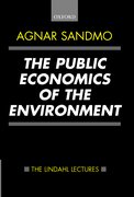 Cover for The Public Economics of the Environment