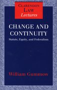 Cover for Change and Continuity