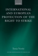 Cover for International and European Protection of the Right to Strike