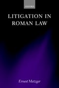 Cover for Litigation in Roman Law