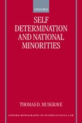 Cover for Self-Determination and National Minorities