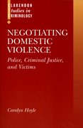 Cover for Negotiating Domestic Violence
