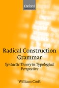 Cover for Radical Construction Grammar