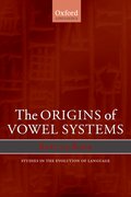 Cover for The Origins of Vowel Systems
