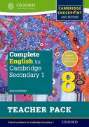 Cover for Complete English for Cambridge Secondary 1 Teacher Pack 8