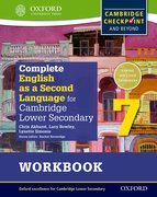 Cover for Complete English as a Second Language for Cambridge Lower Secondary Workbook 7 & CD