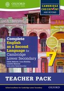 Cover for Complete English as a Second Language for Cambridge Secondary 1 Teacher Pack 7 & CD