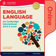 Cover for English Language for Cambridge International AS and A Level Online Student Book