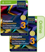 Cover for Complete Mathematics for Cambridge Lower Secondary Book 3