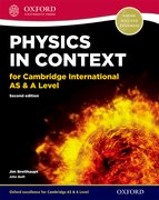 Cover for Physics in Context for Cambridge International AS & A Level Student Book