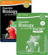 Cover for Essential Biology for Cambridge IGCSERG Student Book and Workbook Pack