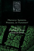 Cover for Memory: Systems, Process, or Function?