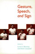 Cover for Gesture, Speech, and Sign