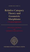 Cover for Relative Category Theory and Geometric Morphisms