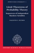 Cover for Limit Theorems of Probability Theory