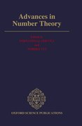 Cover for Advances in Number Theory