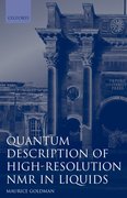 Cover for Quantum Description of High-Resolution NMR in Liquids