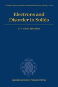 Cover for Electrons and Disorder in Solids