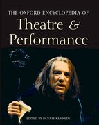 Cover for The Oxford Encyclopedia of Theatre and Performance