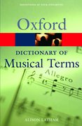 Cover for The Oxford Dictionary of Musical Terms