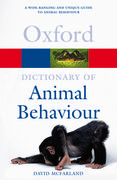 Cover for A Dictionary of Animal Behaviour